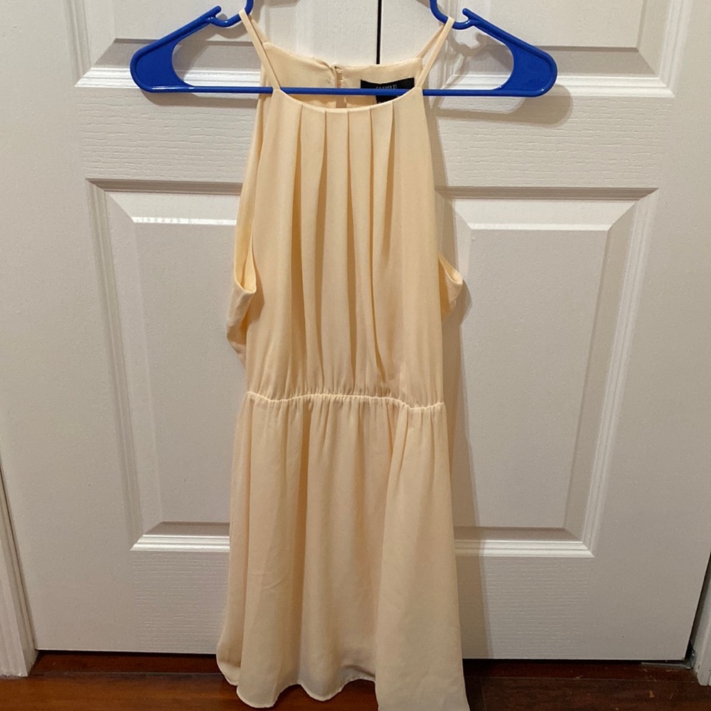Cream-colored summer dress